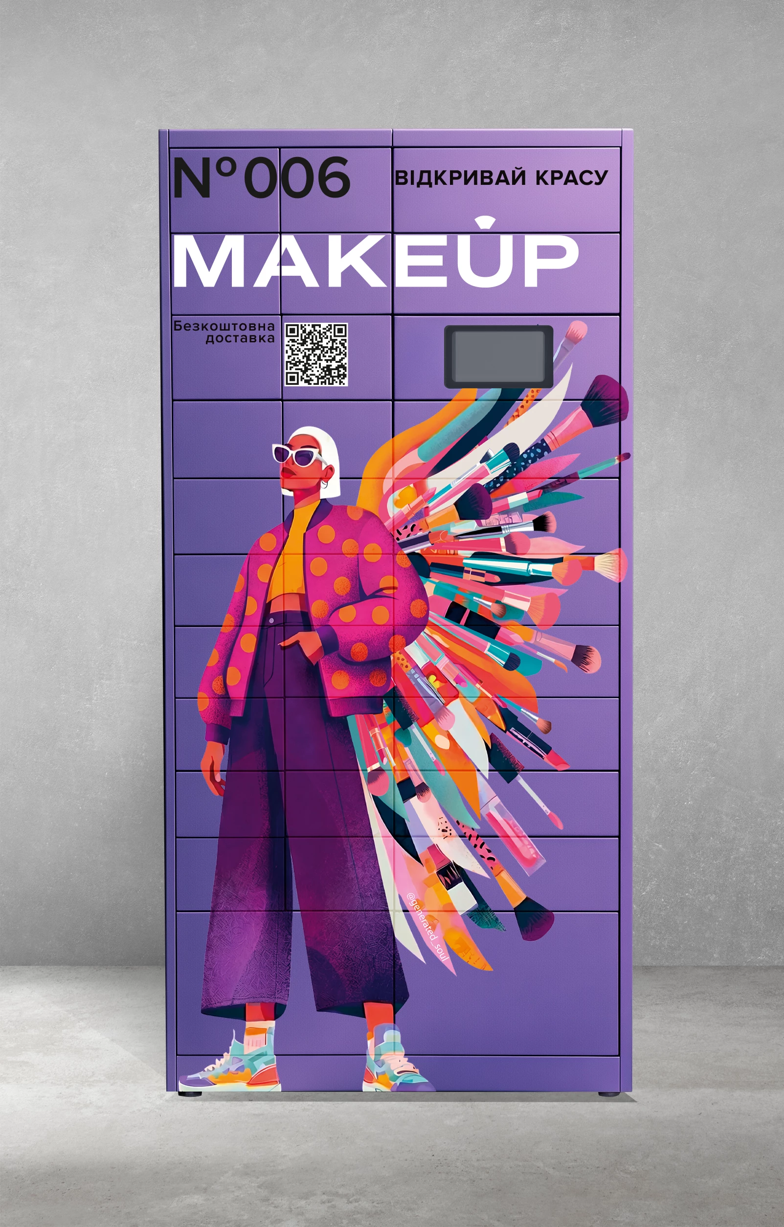 Beauty all around: beauty retailer Makeup is changing the urban landscape by turning city mailboxes into art objects11