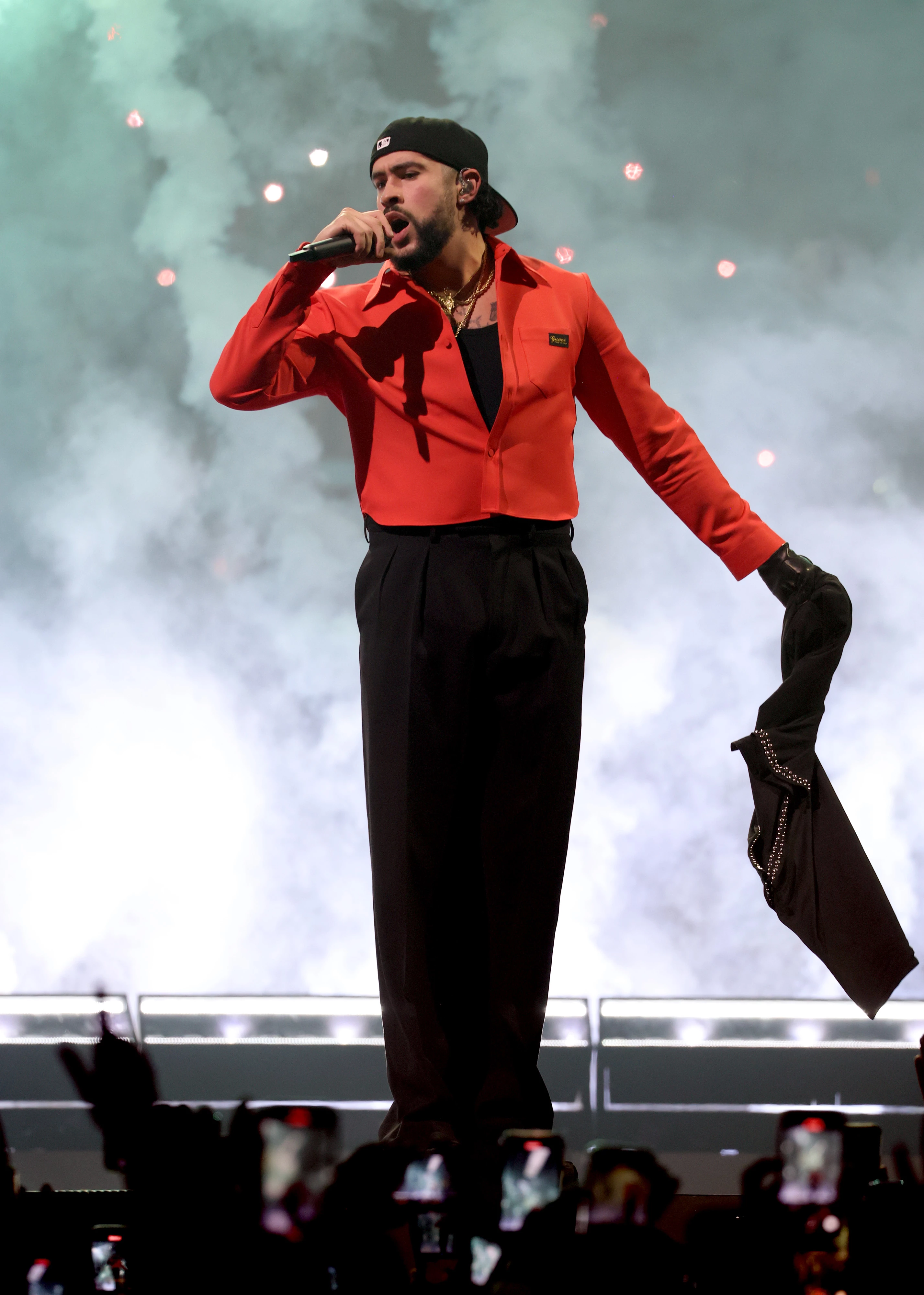 Bad Bunny during his Most Wanted tour, 20246