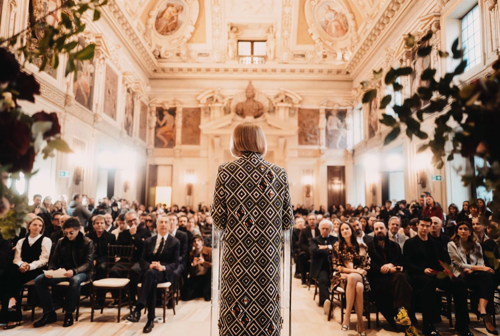 Vogue World press conference in Milan. Photo: Lucas Possiede0