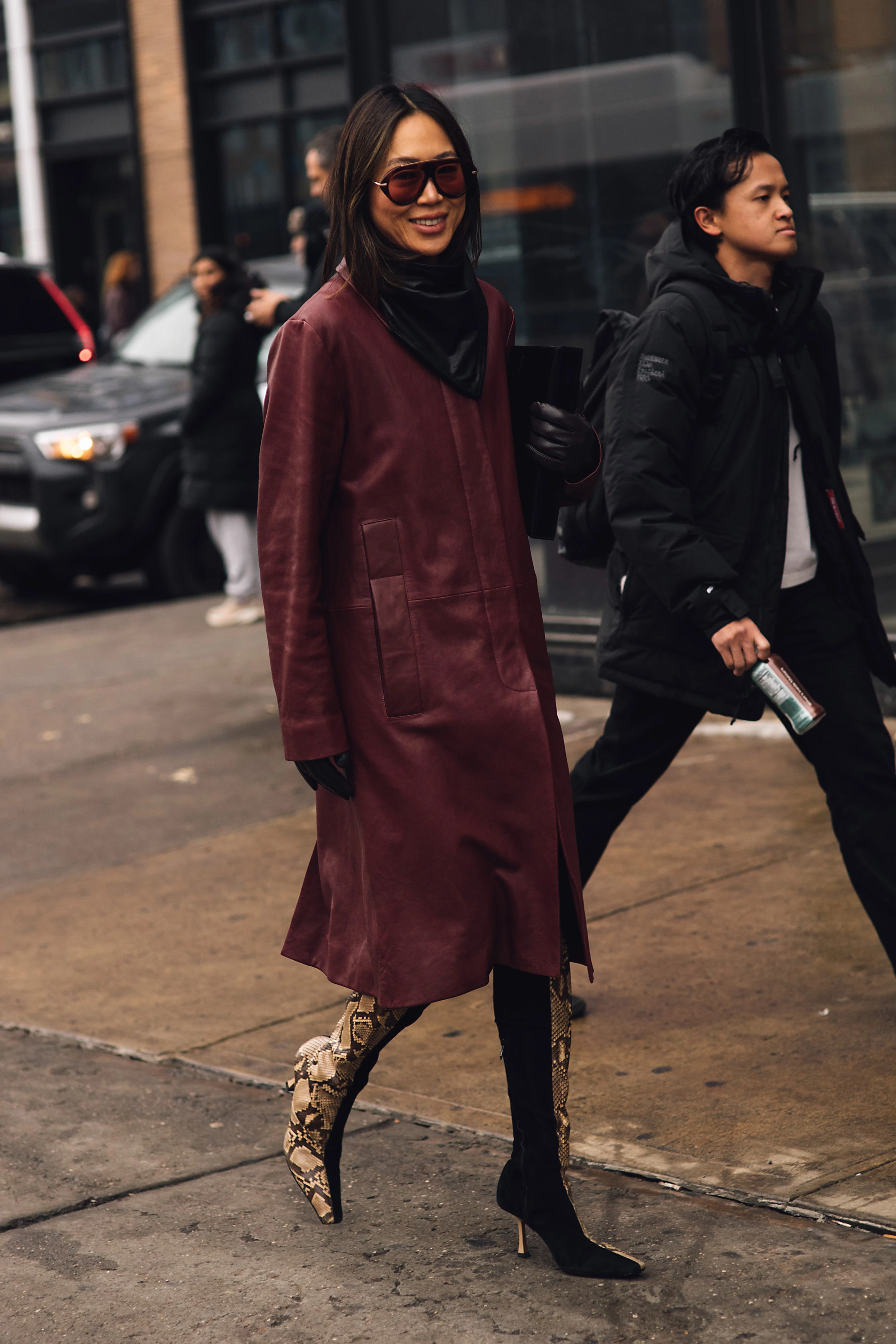 Streetstyle: the most fashionable girls on the streets of New York22