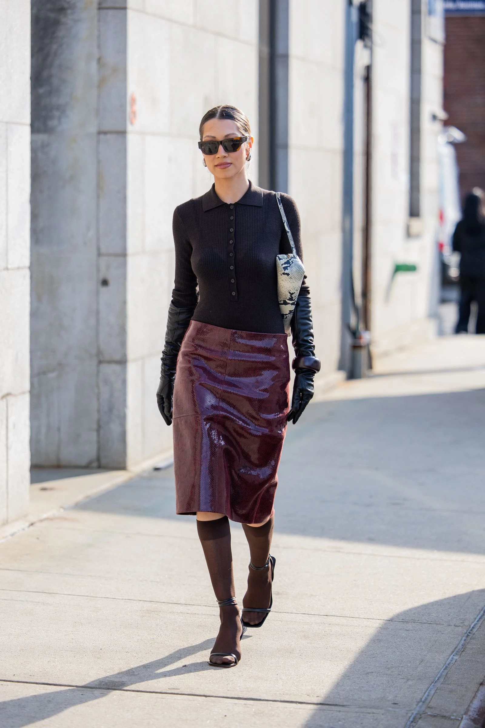 The colored leather skirt is back — and trendier than ever: 5 of the best styles3