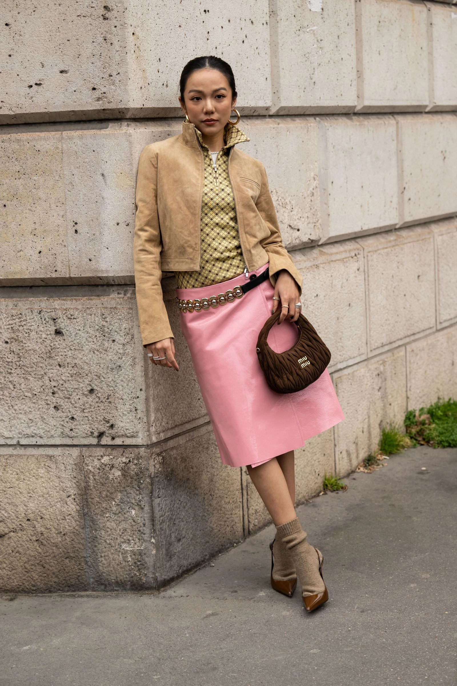 The colored leather skirt is back — and trendier than ever: 5 of the best styles1