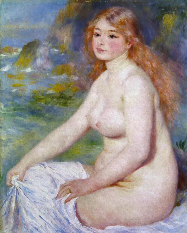 Beauty images in the paintings of Pierre Auguste Renoir4