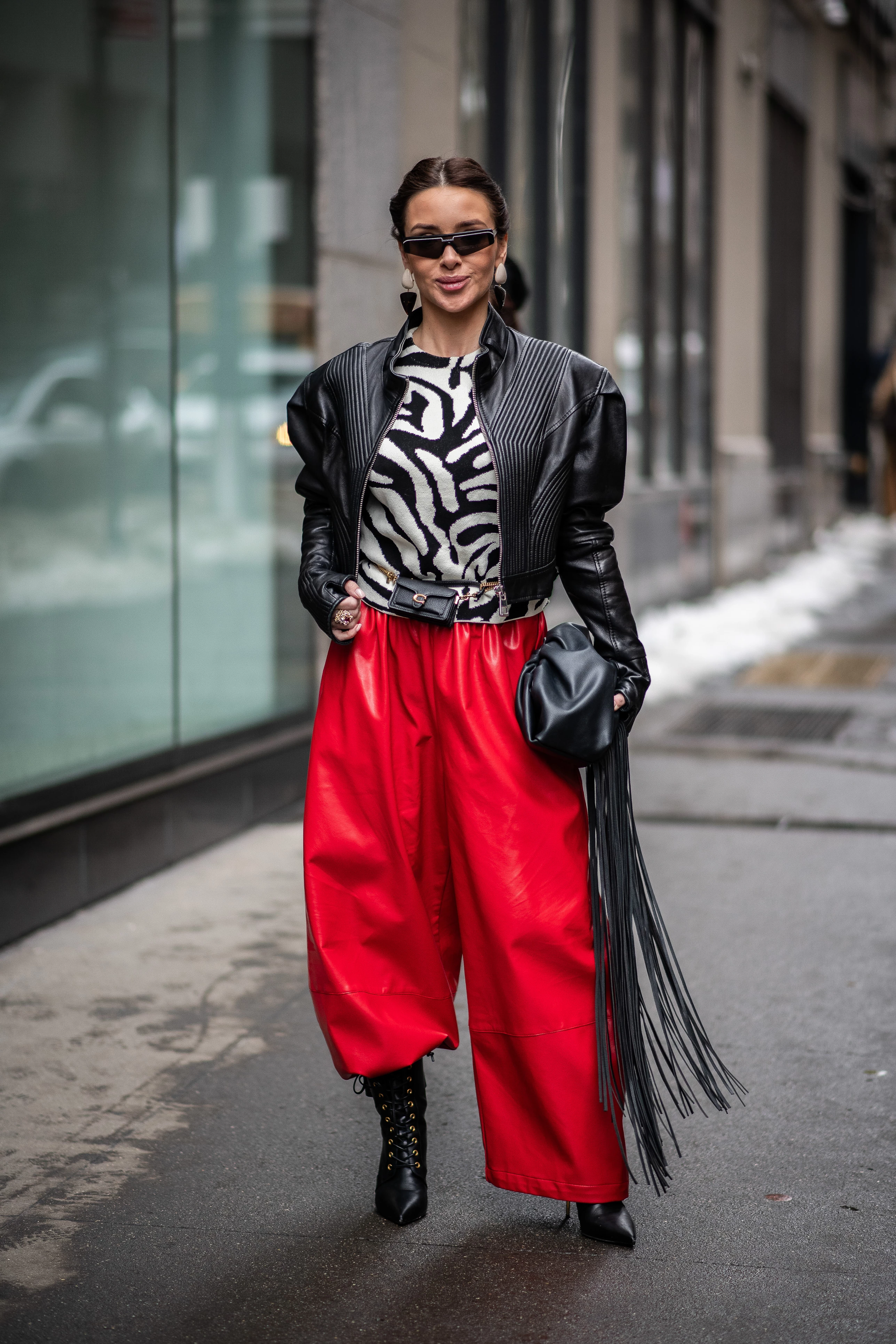 Streetstyle: the most fashionable girls on the streets of New York16