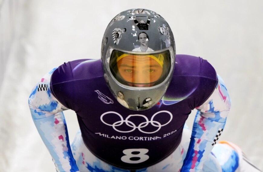 Olympics–2026: skeleton athlete Vladyslav Geraskevych paid tribute to deceased Ukrainian athletes