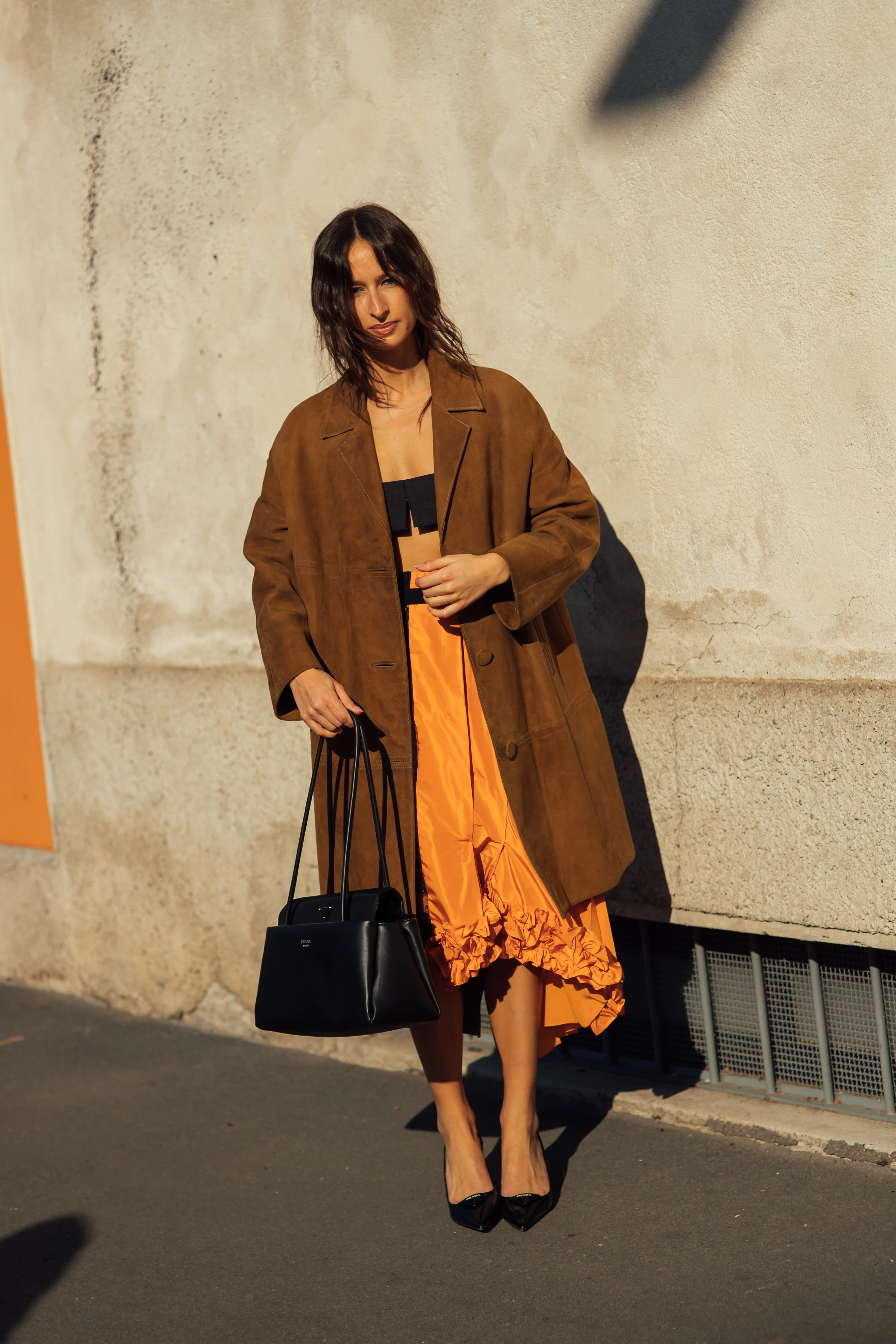 Streetstyle: the most fashionable girls on the streets of Milan24