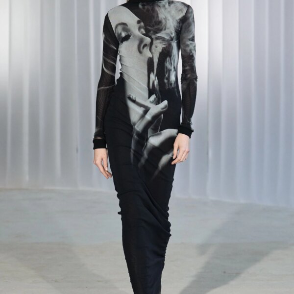 At Jean Paul Gaultier, the model walked the runway with hair that&hellip;