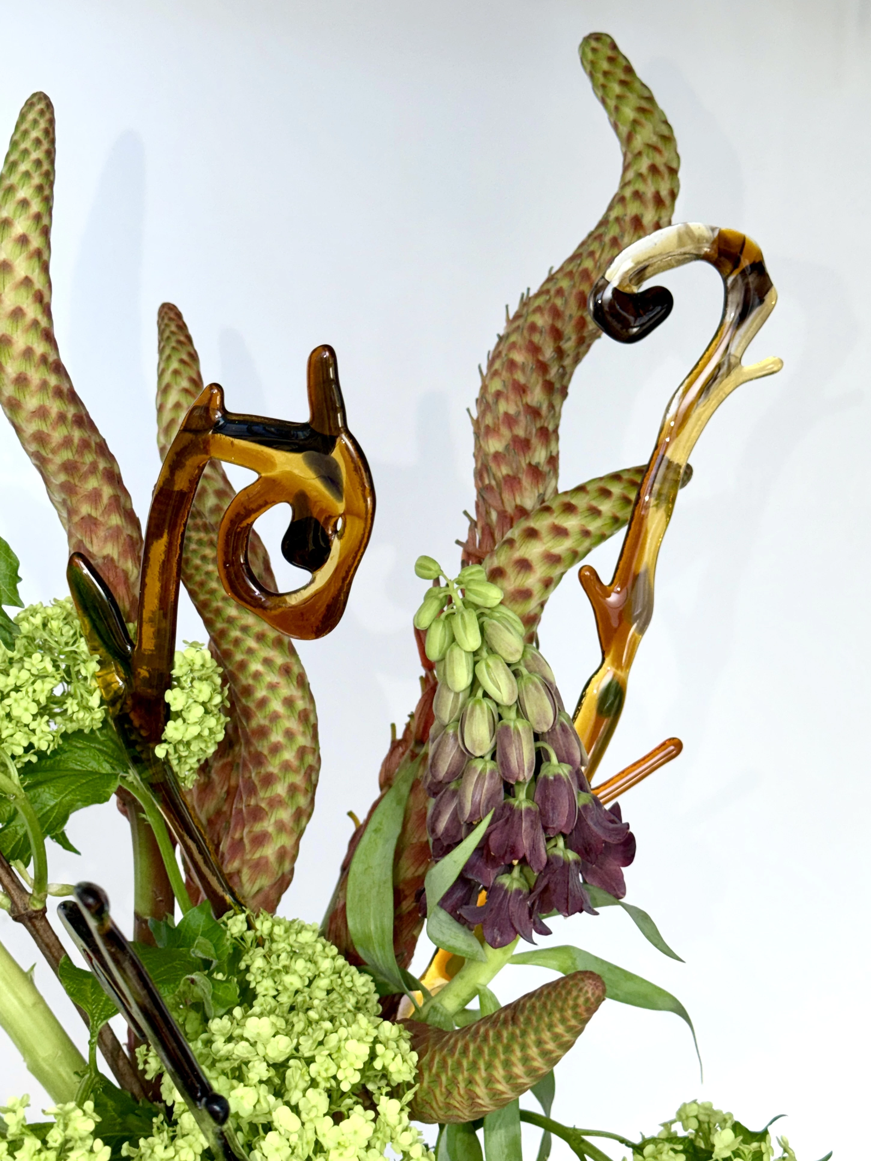 Glass flowers created by artist Olena Gavrylova5