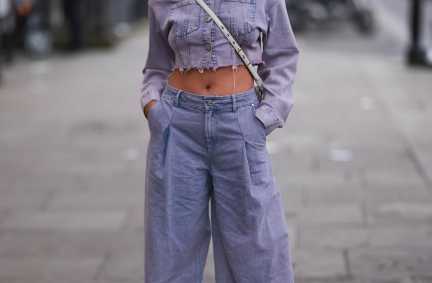 Purple jeans are the new main trend of 2026: 4 shades that&hellip;