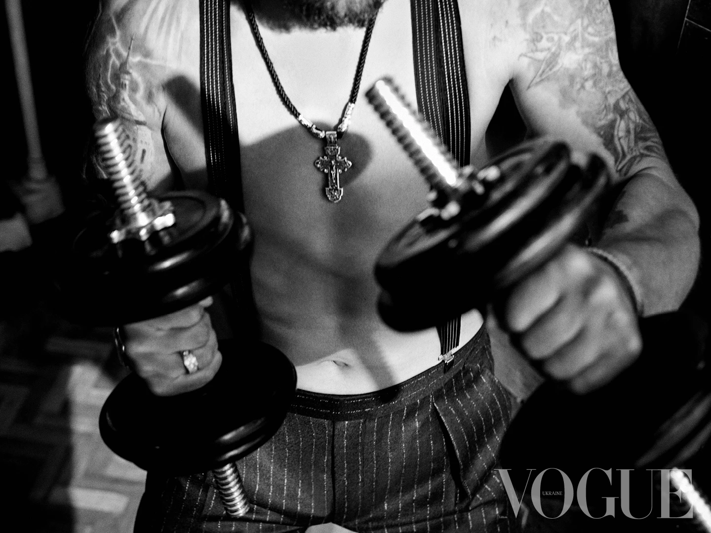 Wool trousers, Gieves & Hawkes, suspenders, property of the stylist7