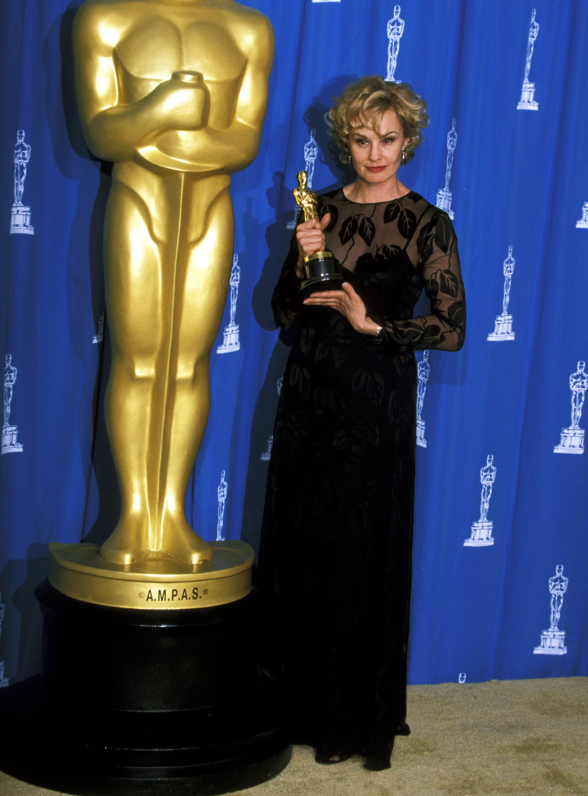 Jessica Lange in Calvin Klein, 199531