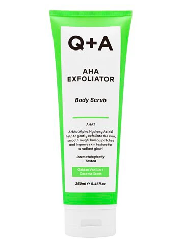 AHA body scrub, Q+A2