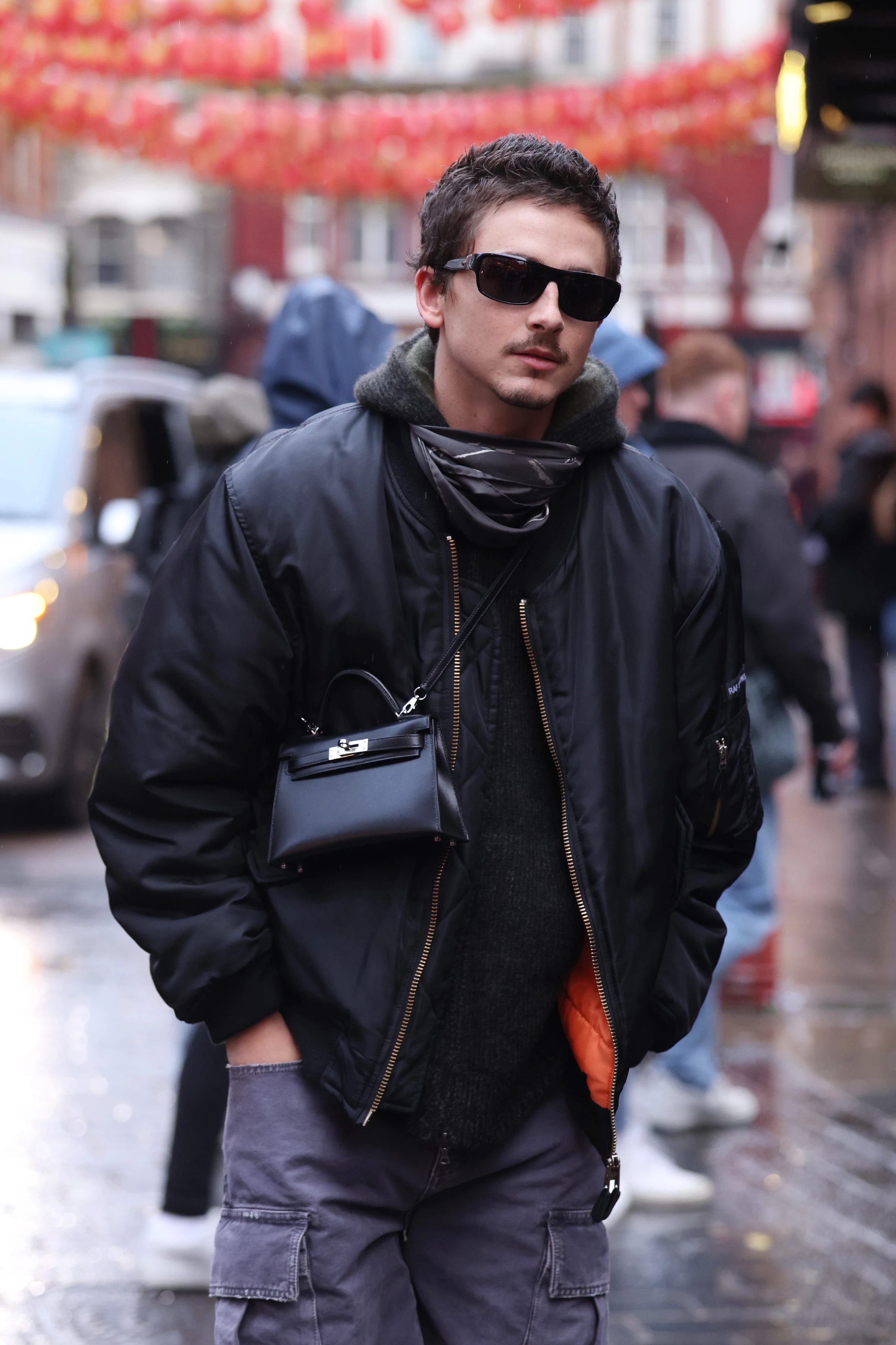 Timothée Chalamet with an Hermès bag2