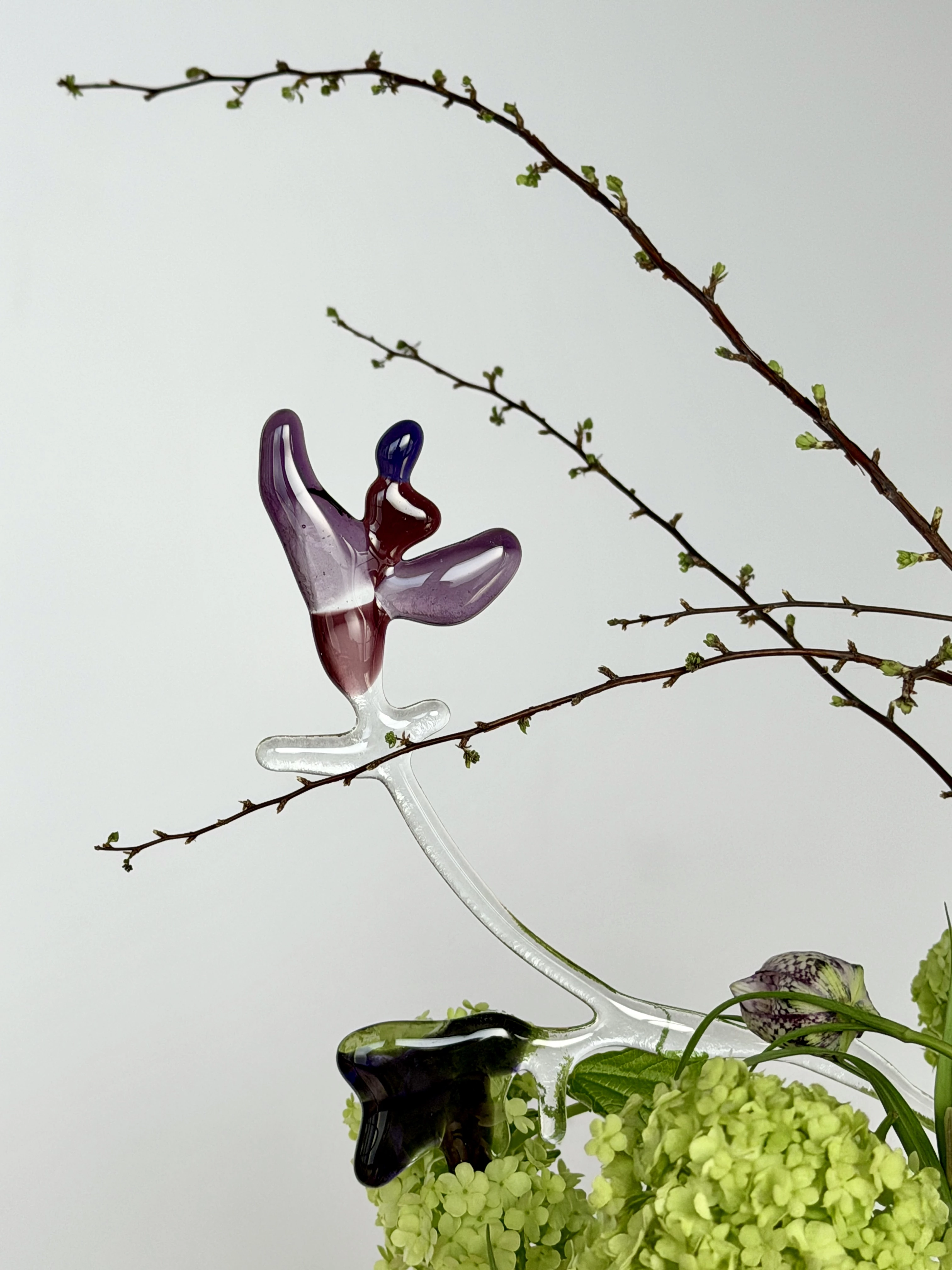 Glass flower created by artist Olena Gavrylova6