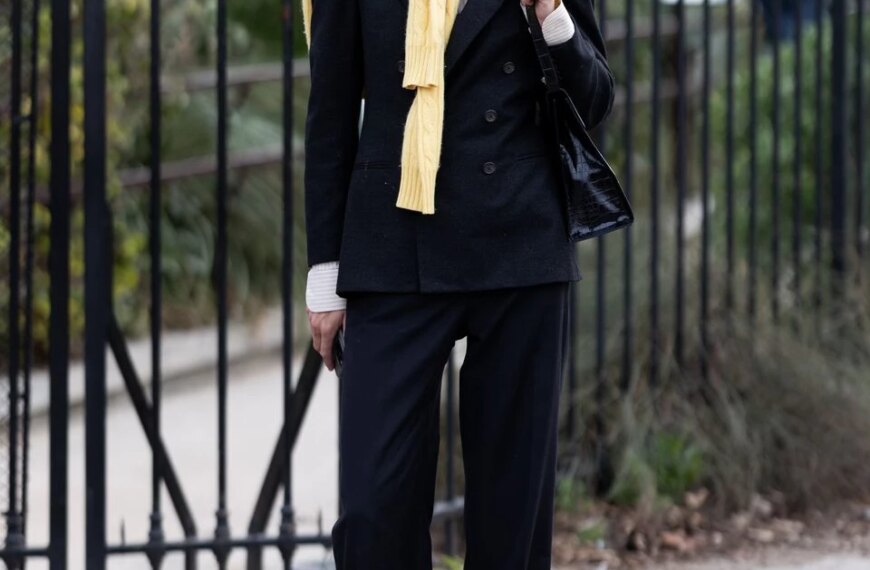 A yellow sweater is a fashion must-have in your basic wardrobe this…