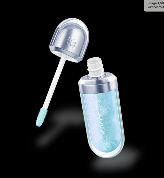 3d Hydra Lip Gloss – Limited Edition, shade 51 Frozen Light Blue, Kiko Milano2