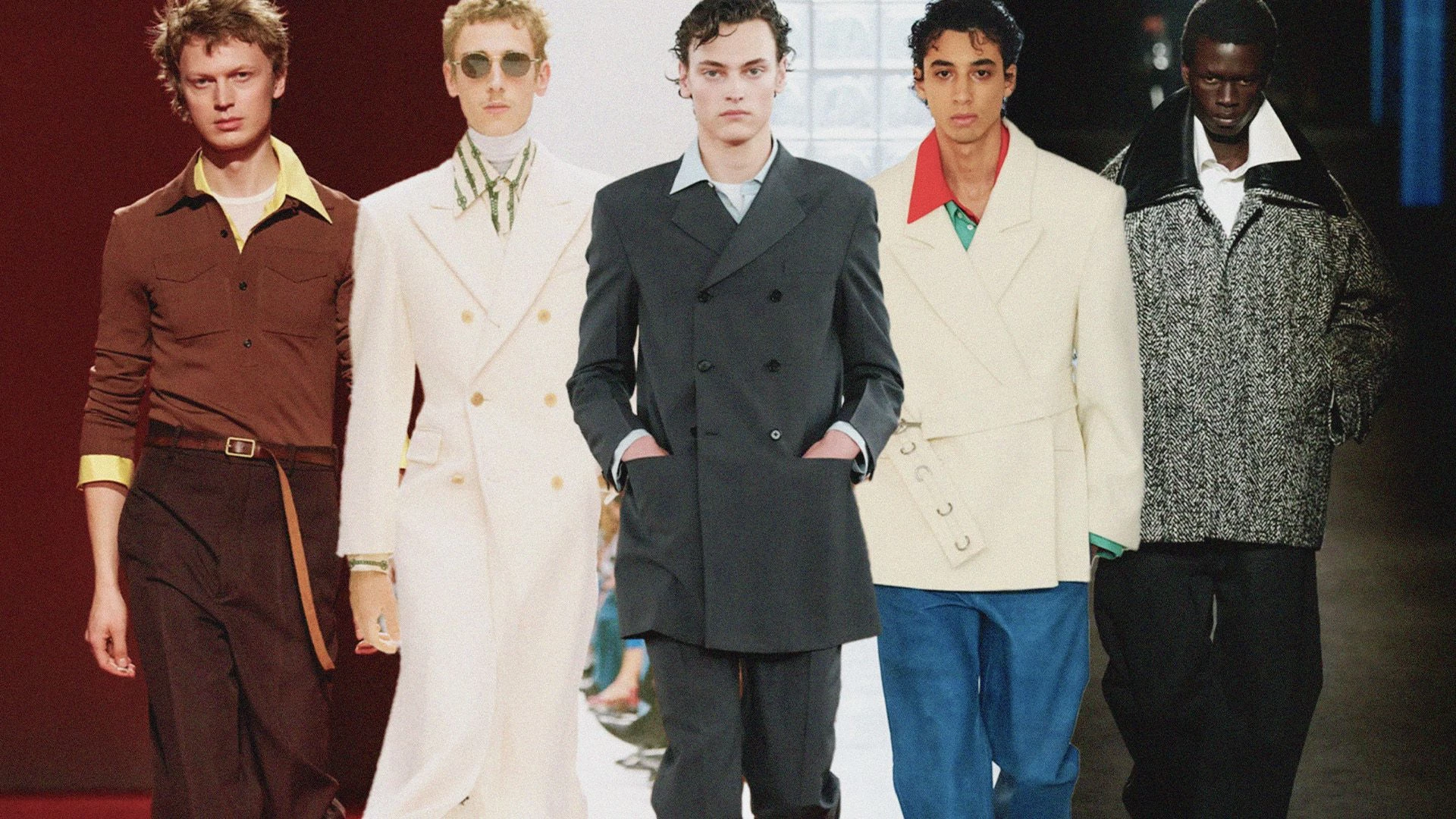 The half-tucked collar is the most interesting and simplest stylistic technique of the year0