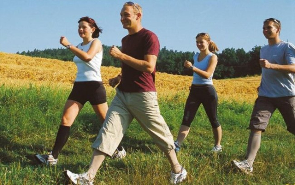 Brisk walking is healthier than running