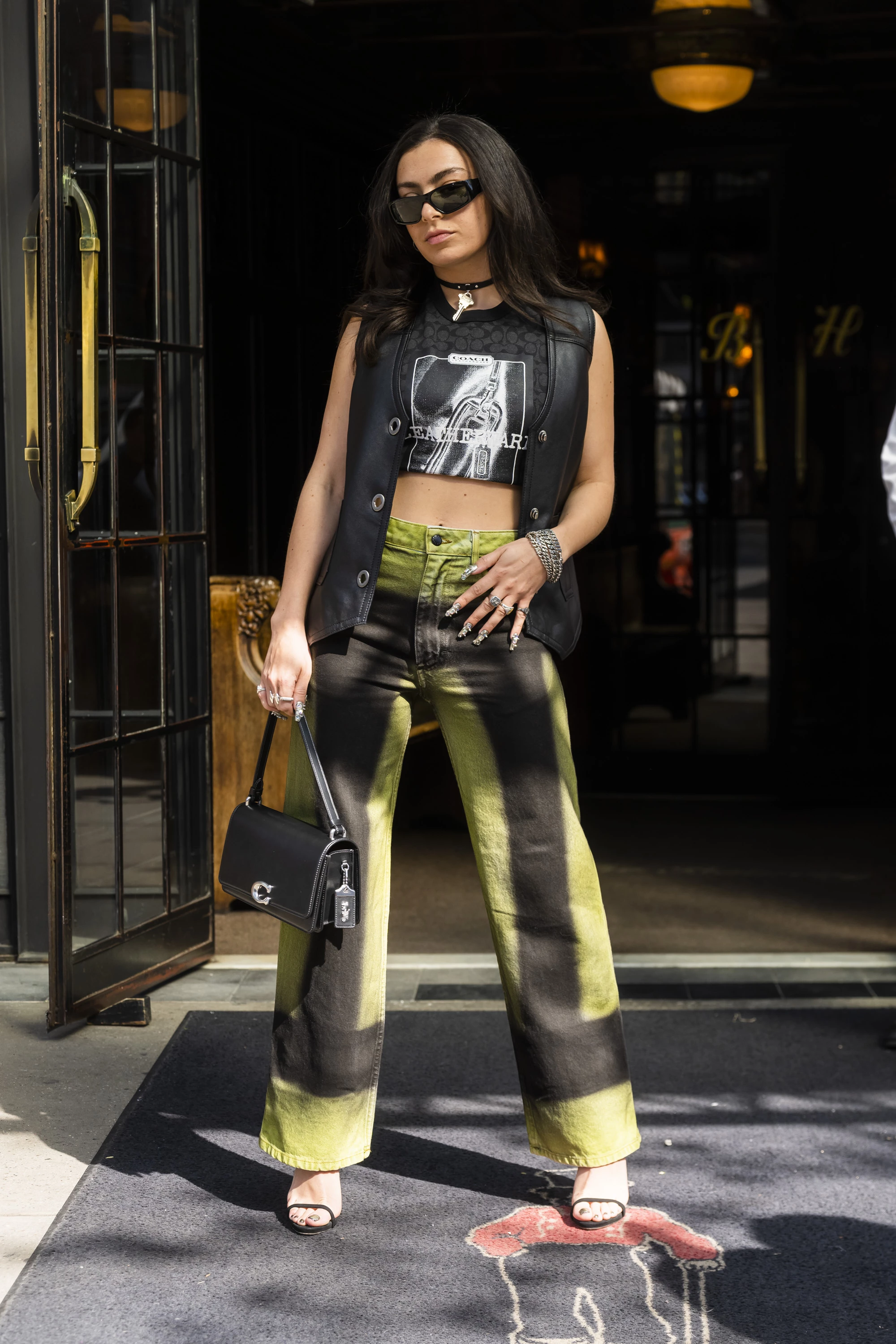 Charli XCX with a Coach bag3