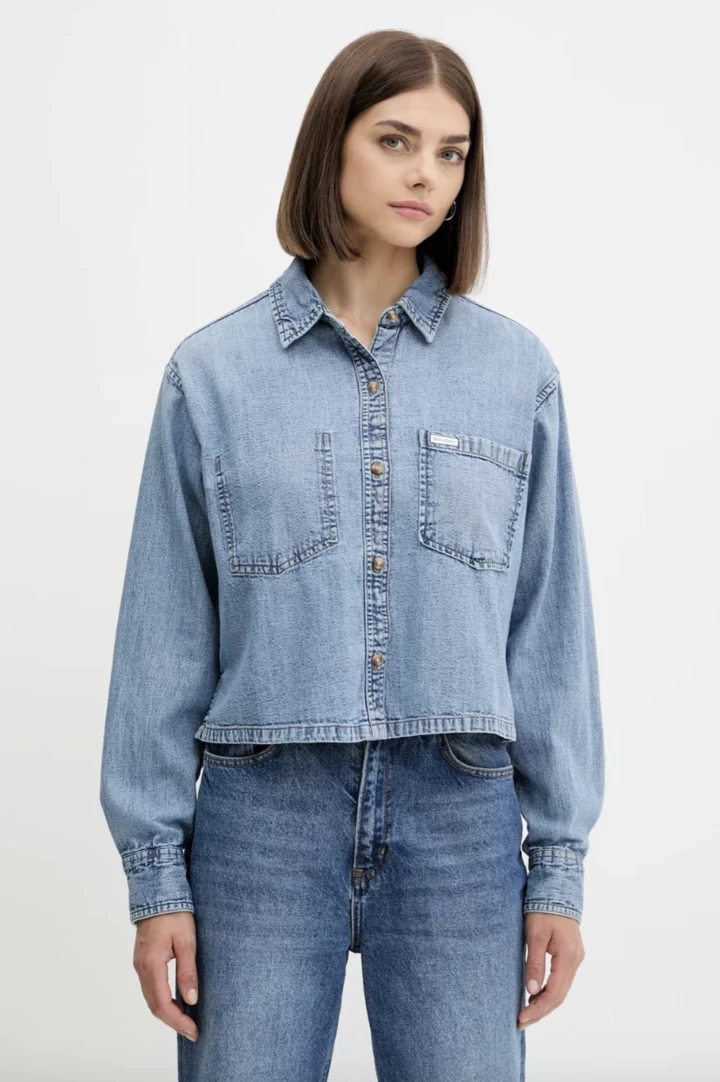 A denim shirt is a must-have for versatile looks this year8