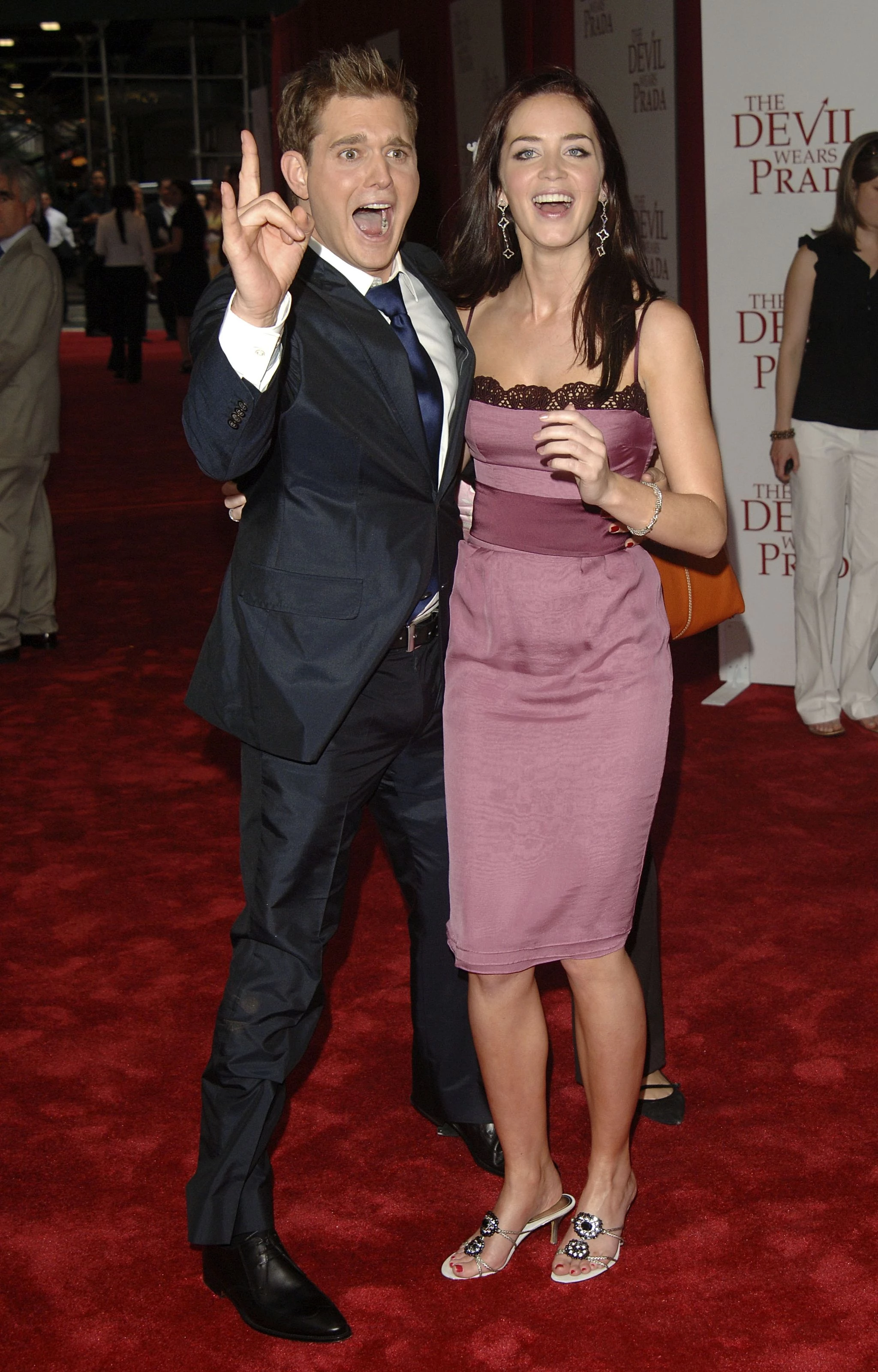 Michael Bublé and Emily Blunt at the film premiere in New York10