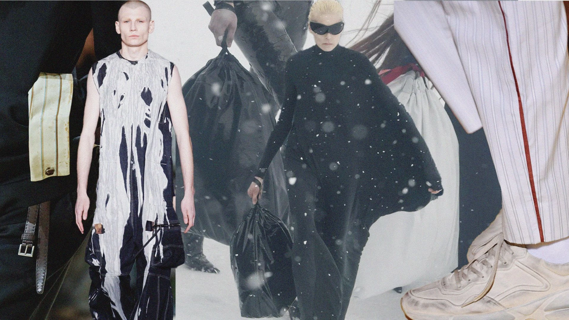 Why luxury brands sell trash bags and worn-out clothes0