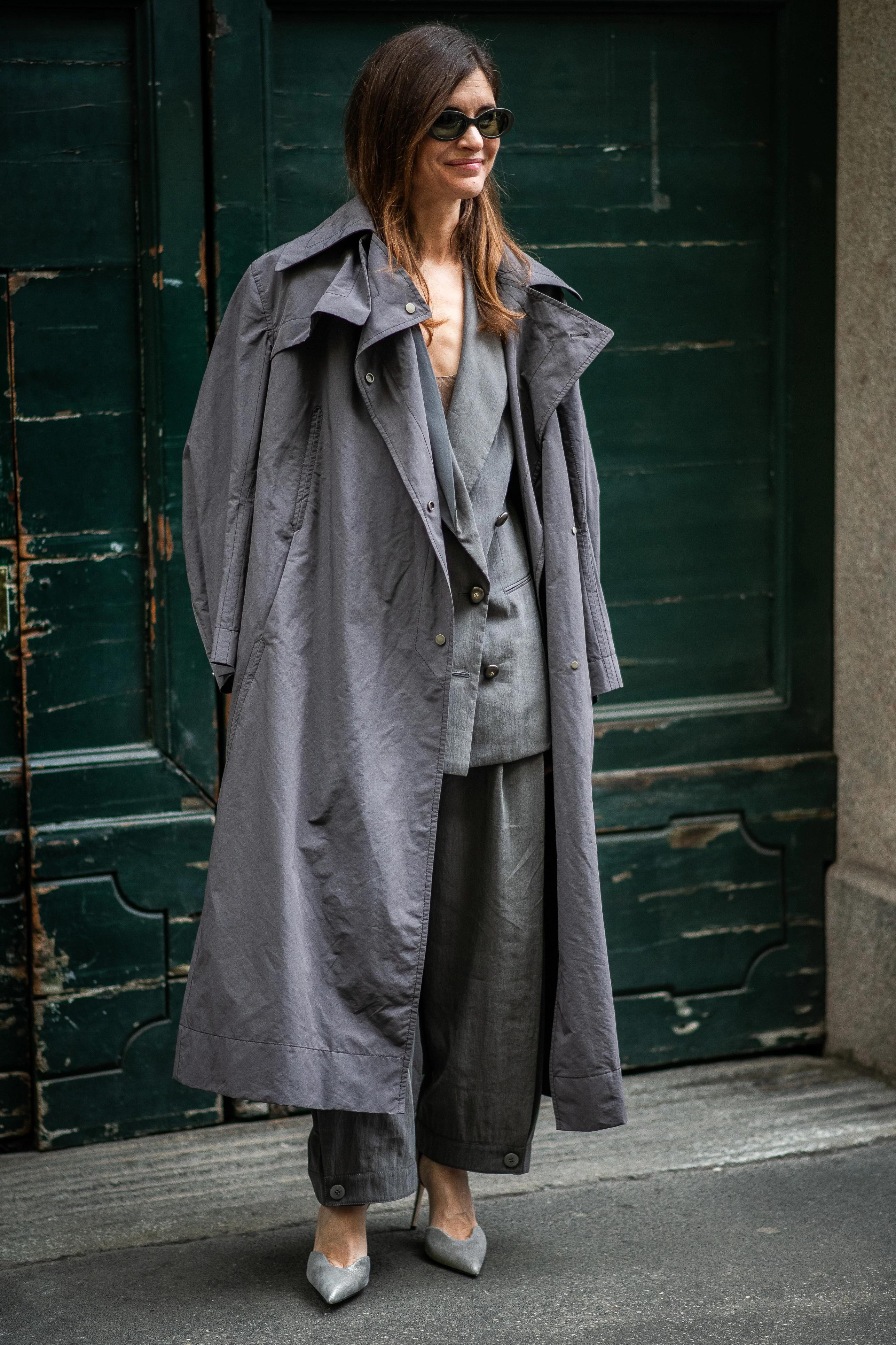 A gray jacket is the perfect alternative to a classic black blazer.14