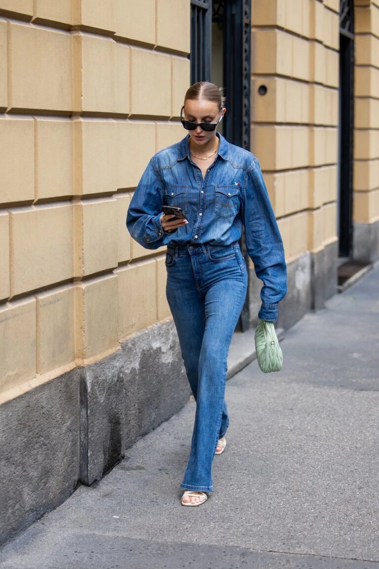 A denim shirt is a must-have for versatile looks this year 8