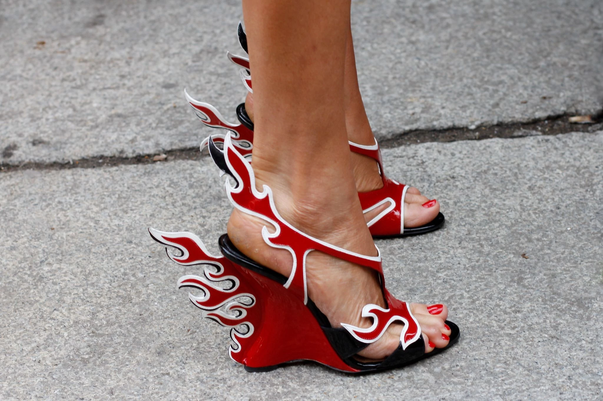 Prada flame wedges, spring-summer 2012. Prada 3