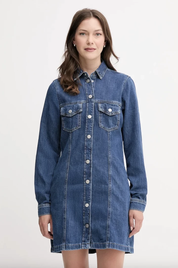 Denim dress - perfect feminine clothing for spring-summer 20267