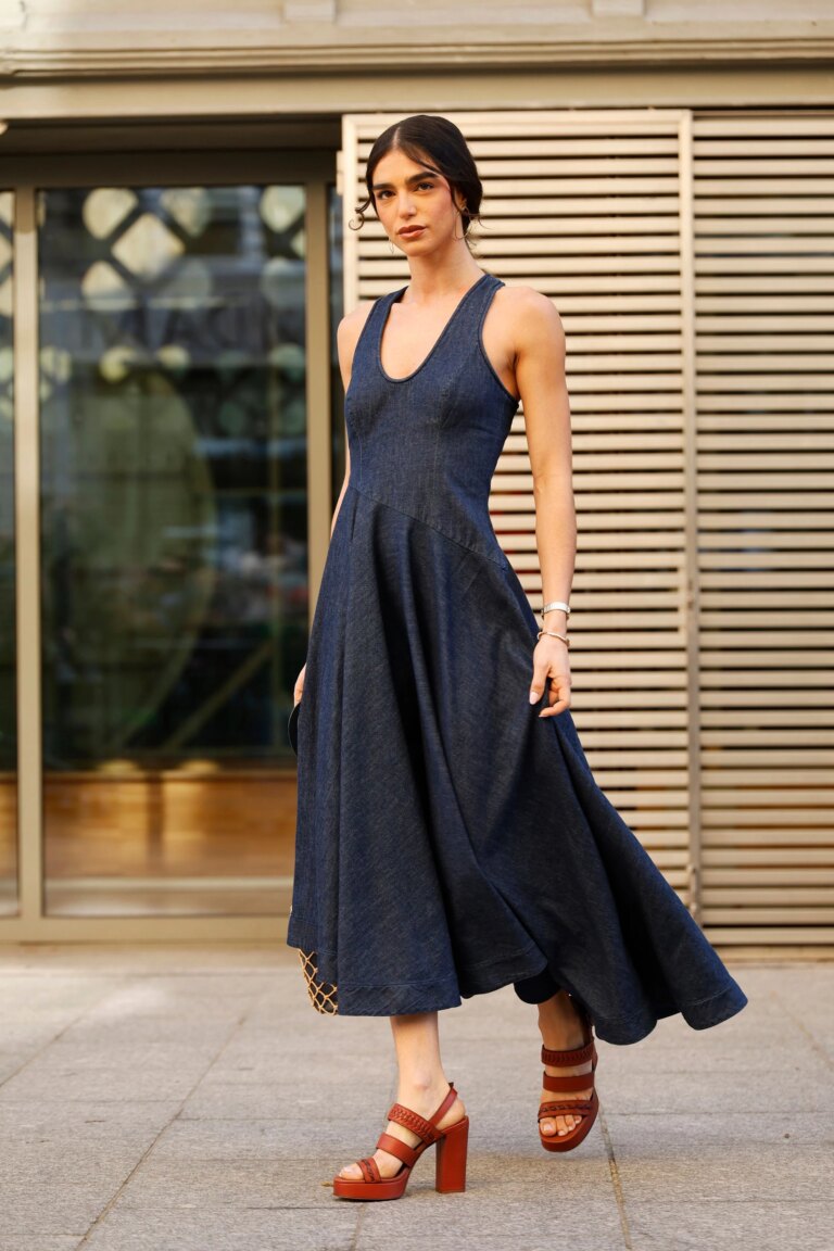 Denim dress - perfect feminine clothing for spring-summer 2026 8