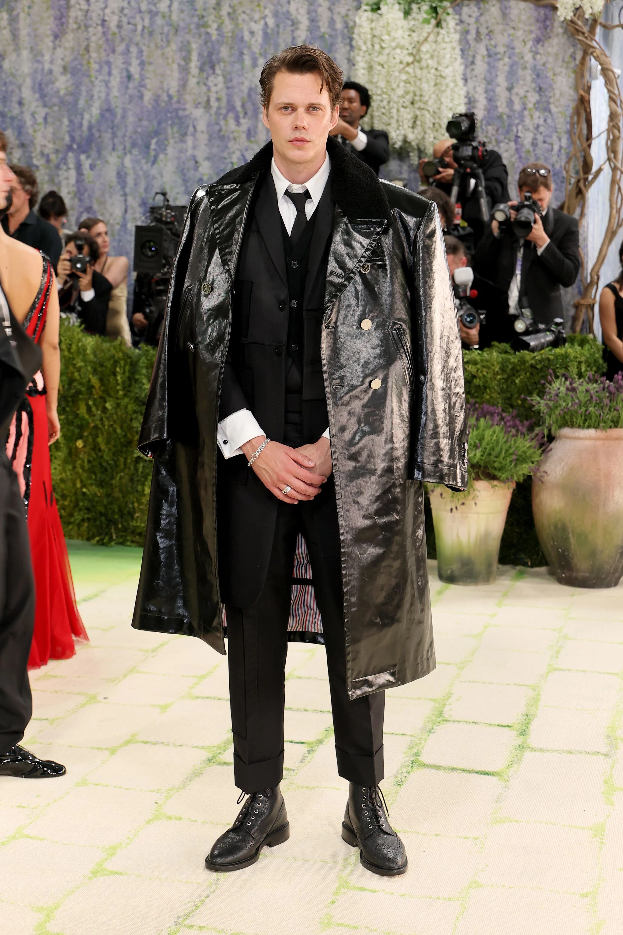 Bill Skarsgard in Thom Browne0