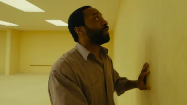 Does the movie ‘Backrooms’ feature a scene after the credits roll?