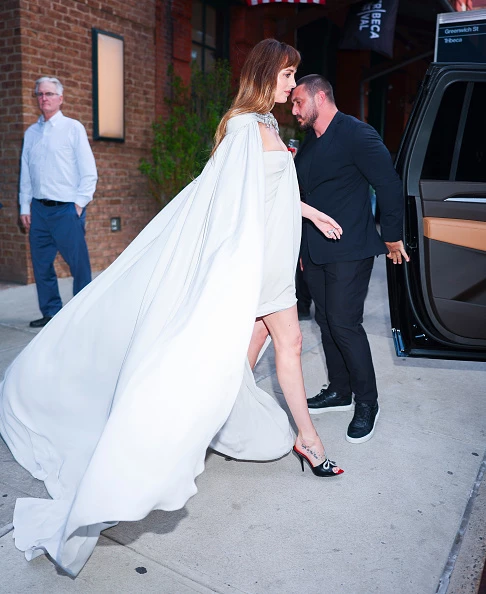 Bright bronde is Dakota Johnson's new hair shade, which is&hellip;