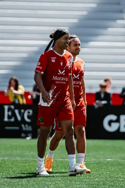Thank You and Ronaldinho Triumph in Monaco Charity Football Match Alongside Global Stars 12
