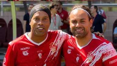 Thank You and Ronaldinho Triumph in Monaco Charity Football Match Alongside Global Stars 8